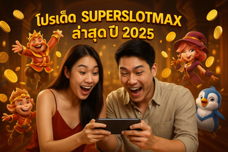 โปรเด็ด SUPERSLOTMAX ล่าสุดปี 2025