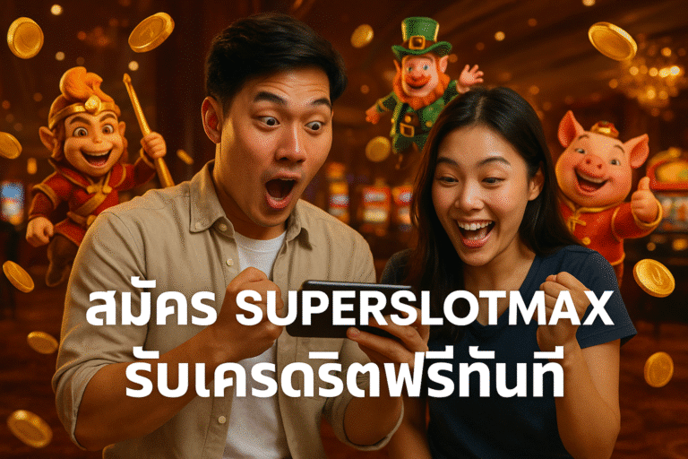 สมัคร SUPERSLOTMAX รับเครดิตฟรีทันที