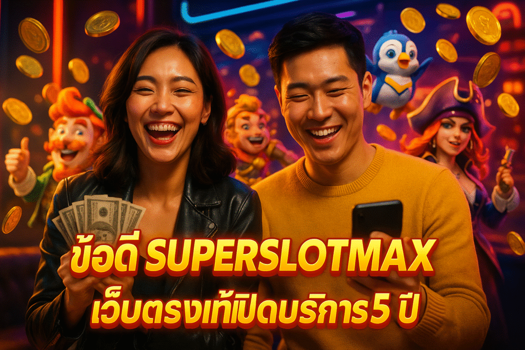 ข้อดี SUPERSLOTMAX เว็บตรงแท้เปิดบริการ 5 ปี