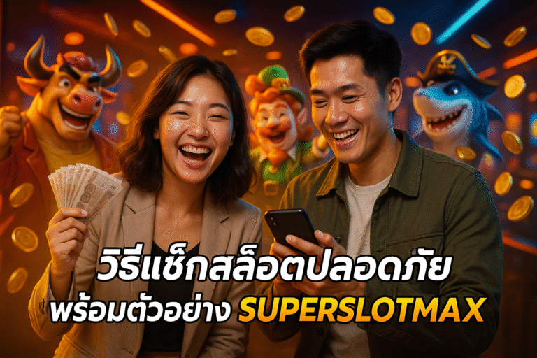 วิธีเช็กเว็บสล็อตปลอดภัย พร้อมตัวอย่าง SUPERSLOTMAX