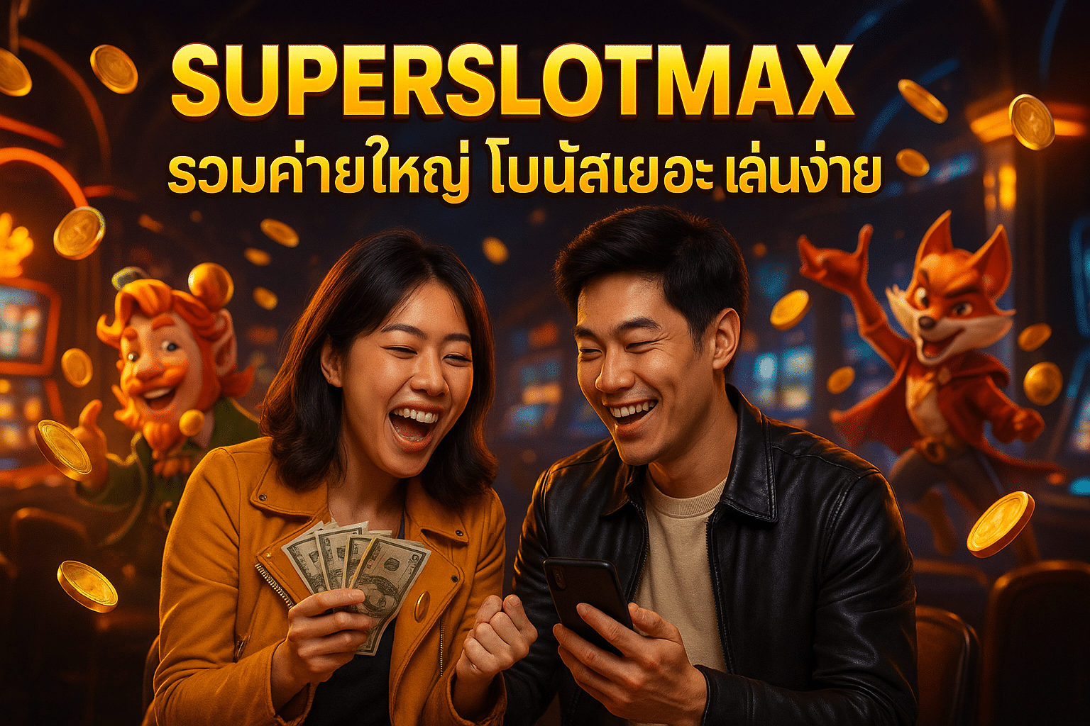 SUPERSLOTMAX รวมค่ายใหญ่ โบนัสเยอะ เล่นง่าย